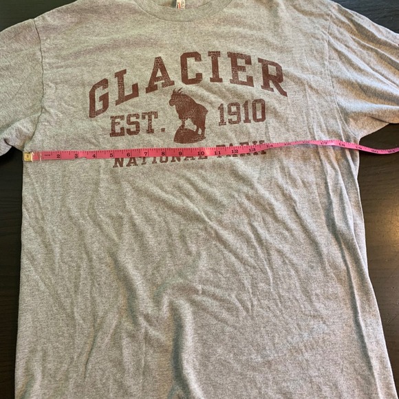 Glacier National Park Long Sleeve T Shirt Alstyle Classic Mountain Goat Tee - Picture 6 of 12